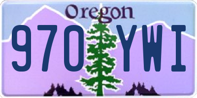 OR license plate 970YWI
