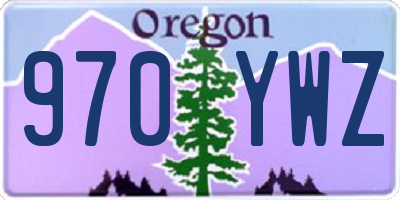 OR license plate 970YWZ