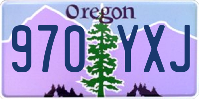 OR license plate 970YXJ