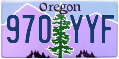 OR license plate 970YYF