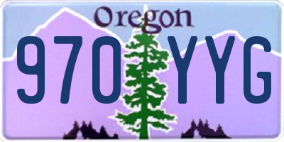 OR license plate 970YYG