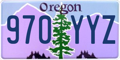 OR license plate 970YYZ