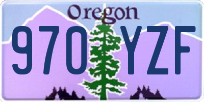 OR license plate 970YZF