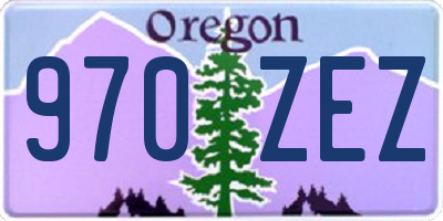 OR license plate 970ZEZ