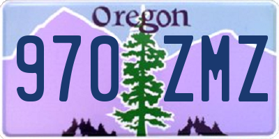 OR license plate 970ZMZ