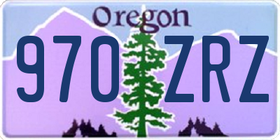 OR license plate 970ZRZ