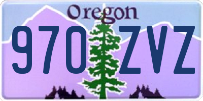 OR license plate 970ZVZ