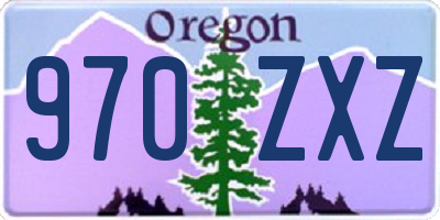 OR license plate 970ZXZ