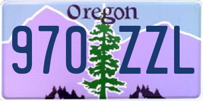 OR license plate 970ZZL