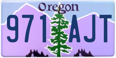 OR license plate 971AJT