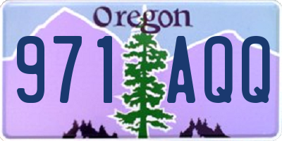 OR license plate 971AQQ