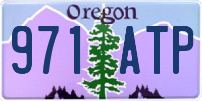 OR license plate 971ATP