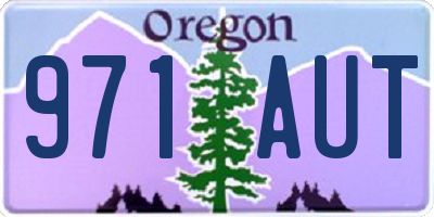 OR license plate 971AUT
