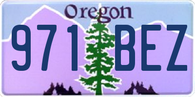 OR license plate 971BEZ