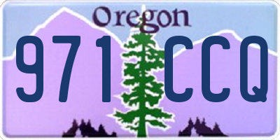 OR license plate 971CCQ
