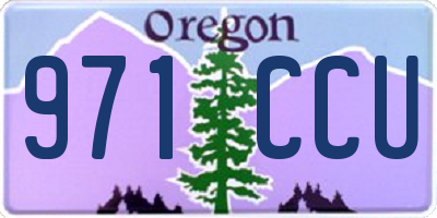 OR license plate 971CCU