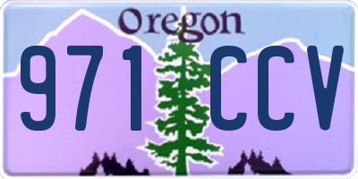 OR license plate 971CCV