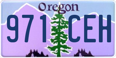 OR license plate 971CEH
