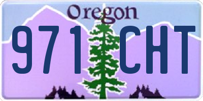 OR license plate 971CHT