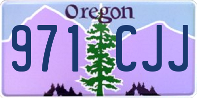 OR license plate 971CJJ