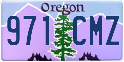 OR license plate 971CMZ