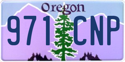 OR license plate 971CNP