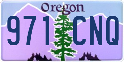 OR license plate 971CNQ