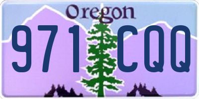 OR license plate 971CQQ