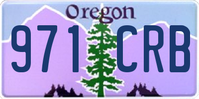 OR license plate 971CRB