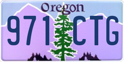 OR license plate 971CTG