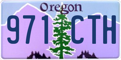 OR license plate 971CTH