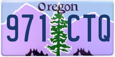 OR license plate 971CTQ