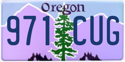 OR license plate 971CUG