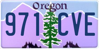 OR license plate 971CVE