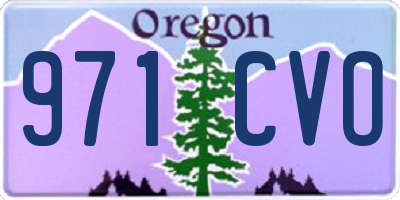 OR license plate 971CVO