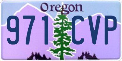 OR license plate 971CVP