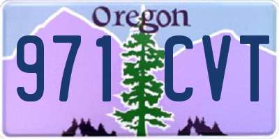 OR license plate 971CVT