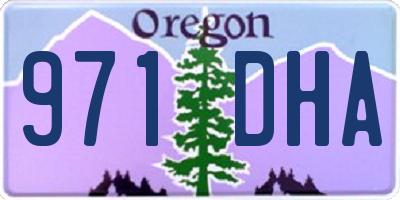 OR license plate 971DHA