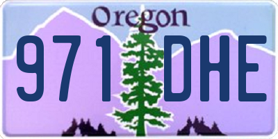 OR license plate 971DHE