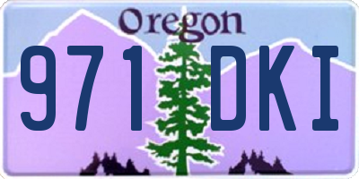OR license plate 971DKI