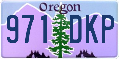 OR license plate 971DKP