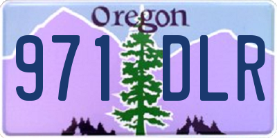 OR license plate 971DLR