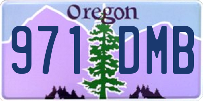 OR license plate 971DMB