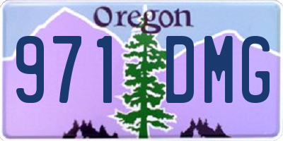 OR license plate 971DMG