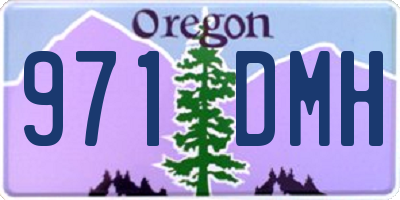 OR license plate 971DMH