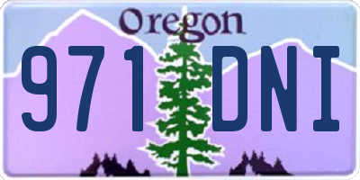 OR license plate 971DNI