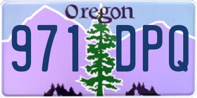 OR license plate 971DPQ
