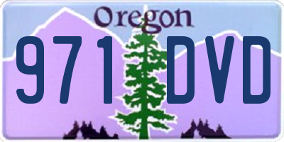 OR license plate 971DVD