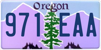 OR license plate 971EAA