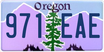 OR license plate 971EAE